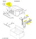 5-TON R.H. POST ASSEMBLY 7409597, 2540-00-740-9597 NOS