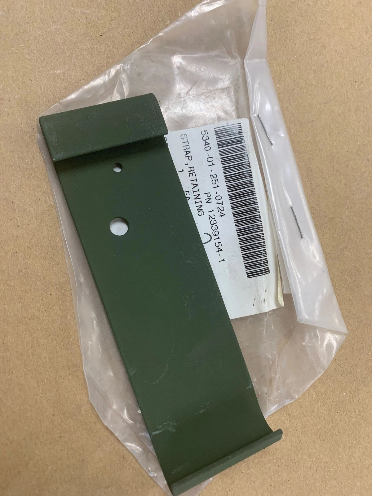 M998 RETAINING STRAP 12339154-1, 5340-01-251-0724 NOS