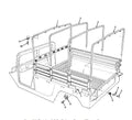 M998 2 MAN, TAN, TROOP AREA SOFT TOP ASSEMBLY 57K0157, 2540-01-329-8073 NOS