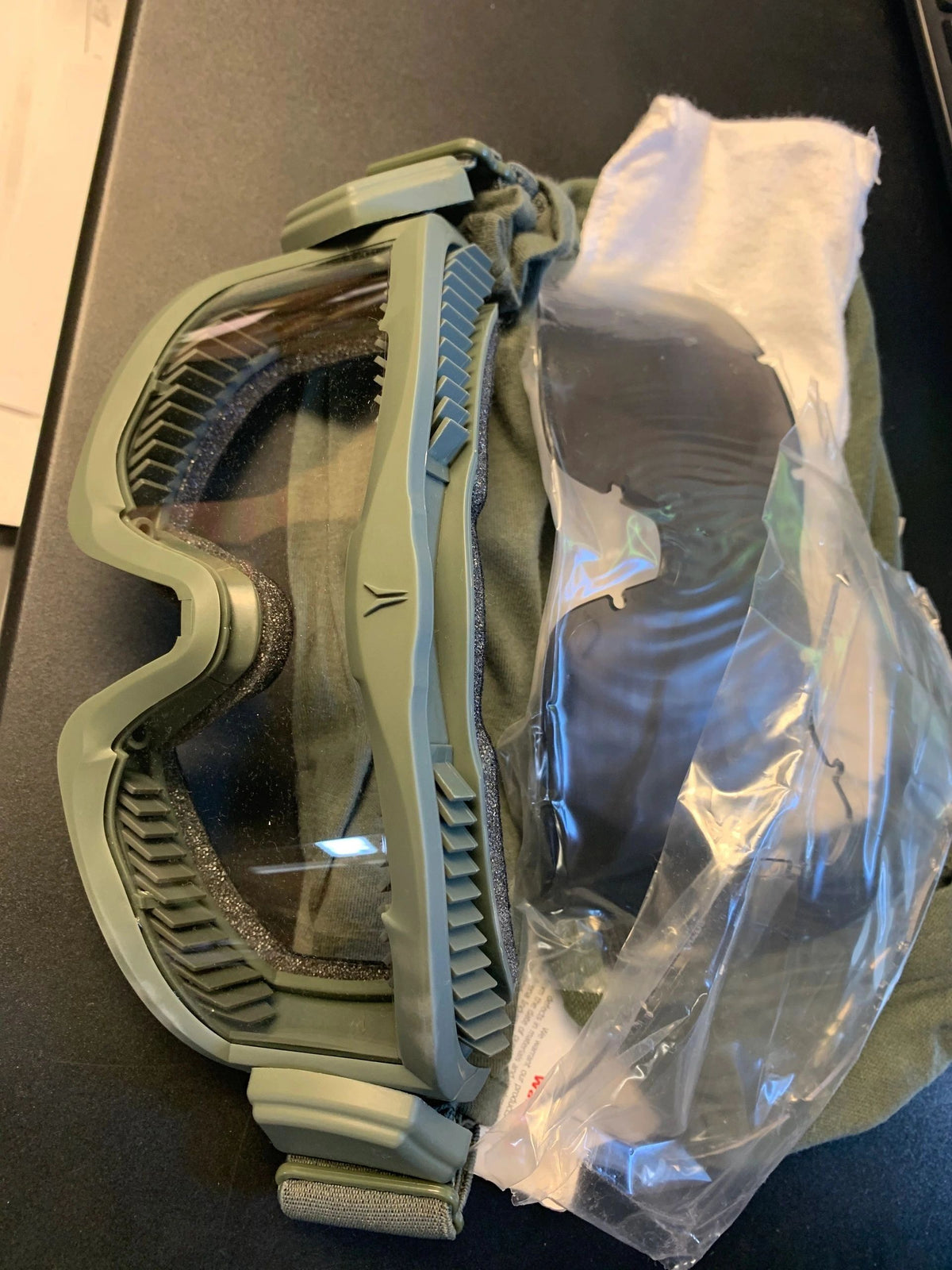 FLAKJAK FOLIAGE GREEN GOGGLES NEW