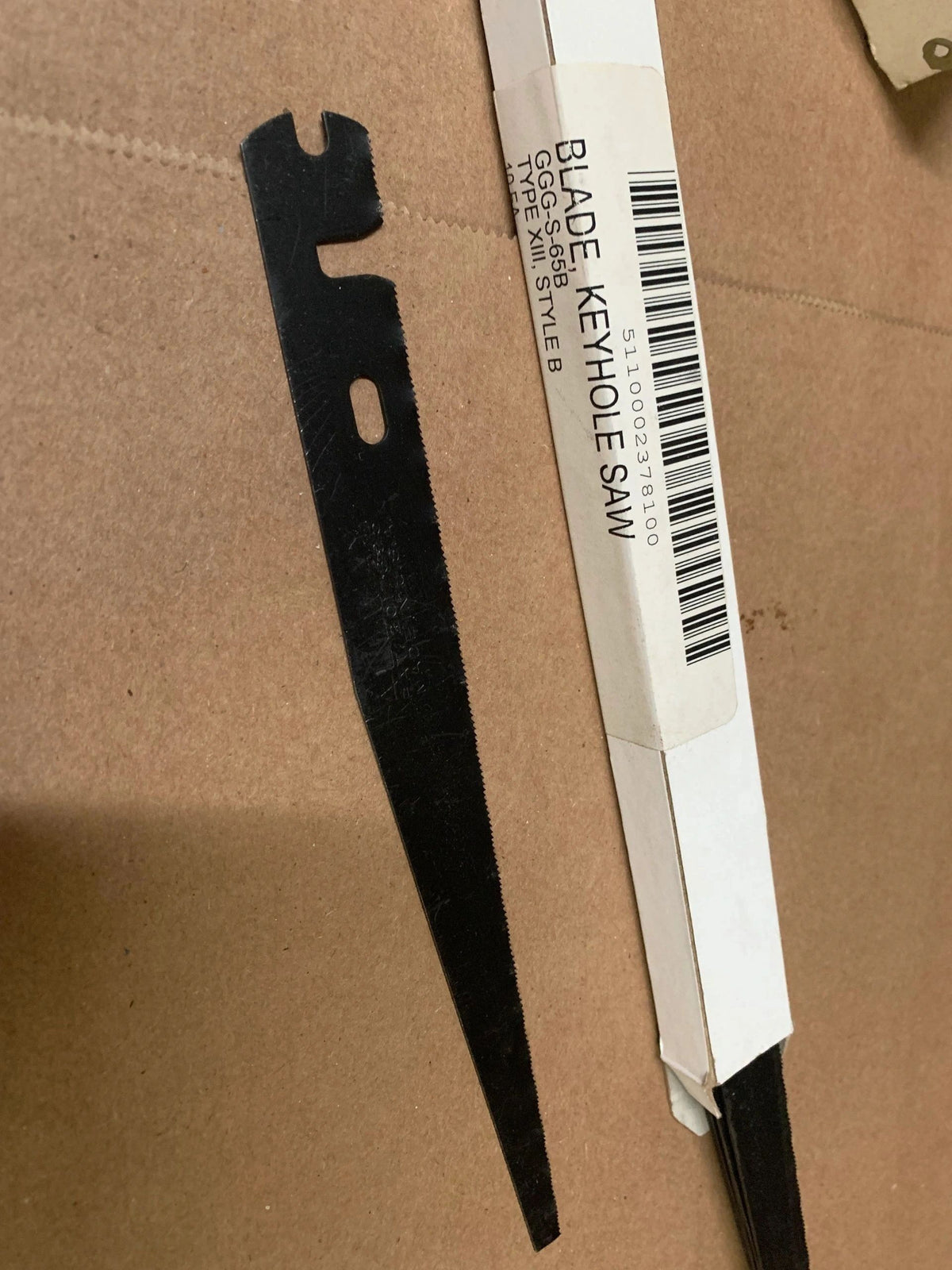 BOX OF 10 KEYHOLE SAW BLADES 21782-8, GGG-S-65TY8STB, 5110-00-237-8100 NOS