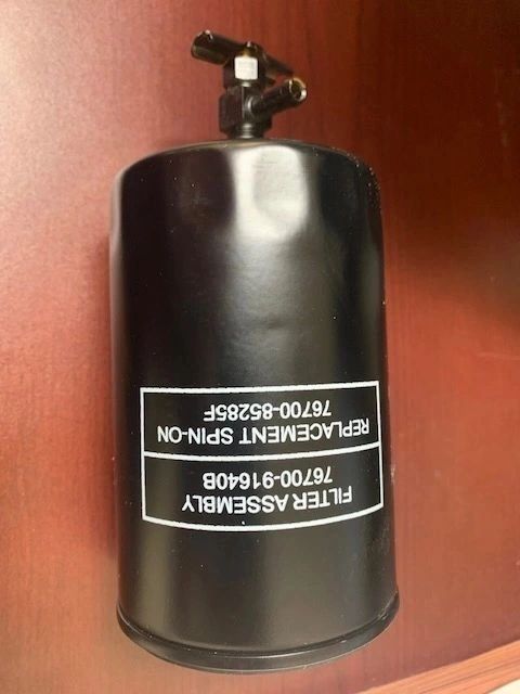 MEP GENERATOR CUMMINS FUEL FILTER 76700-91640B, 85285-F, 2910-01-376-5666 NOS