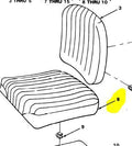 M915 SERIES BOTTOM CUSHION MA63-21153, 2540-01-155-2380 NOS