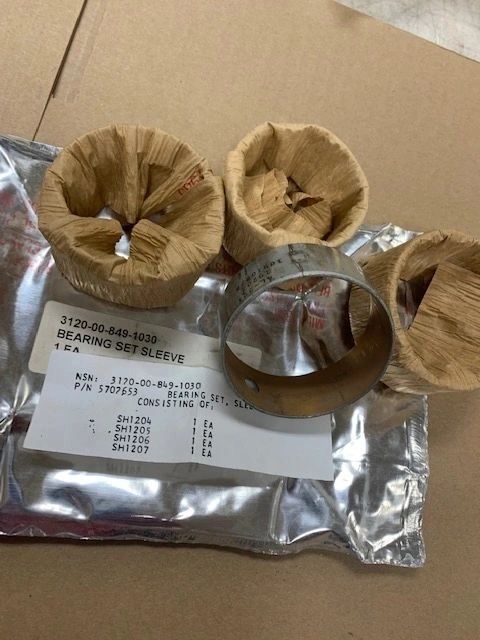2.5 TON BEARING SLEEVE SET 5702653, 3120-00-849-1030 NOS