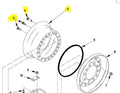 5 TON WHEEL ASSEMBLY 12417335, 05-10110-00-060, 2530-01-371-1488 NOS