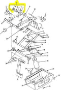 M915 SERIES SEAT BASE RAIL ROLLER UNIT 1106729-001, 3990-01-333-9342 NOS