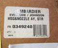 BOMBARDIER, EVINRUDE, JOHNSON HOUSING AND NOZZLE ASSY 0349240 NOS