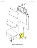 5 TON COMPANION SEAT SUPPORT LH 12255807-1, 2540-01-130-7947 NOS