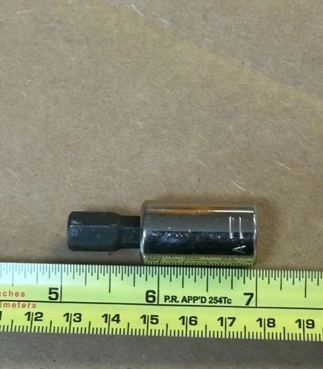 SOCKET ATTACHMENT HEX HEAD 3/8", 3/8" DRIVE, 5120-00-596-1199 SURPLUS