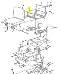 5-TON SEAT SUPPORT 11640513, 10387446, 2540-00-436-8289 NOS