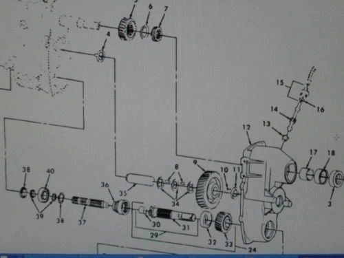 M151 JEEP TRANSFER PARTS KIT 5702248, 2520-00-887-1340 NOS