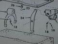 M151 TRANSMISSION REVERSE SHIFTER ARM 8754003, 2520-00-118-8685 NOS