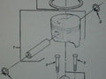 M1008 M1009 ENGINE INTERNAL PISTON OS .75 MM, 23500393, 2815-01-246-5269 NOS
