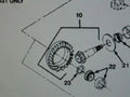 M1008 M1009 RING AND PINION GEAR SET 3965147 NOS