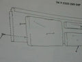 M996 A1 AMBULANCE BACK SEAT CUSHION 12341450,2540-01-271-3828 NOS