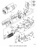 M1078 ELECTRICAL STARTER ENGINE DRIVE 75249, 2920-01-281-5976 NOS