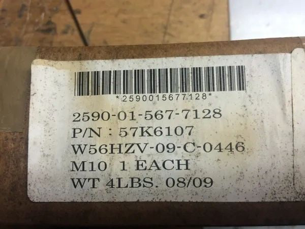 M939 SPARE TIRE RETAINER SECURITY KIT 57K6107, 2590-01-567-7128 NOS
