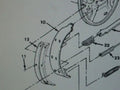 M1008 REAR BRAKE SHOE SET 372379, 2530-01-140-6144 NOS