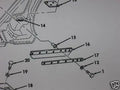 M998 A1 HUMMER HOOD CENTER SEAL 5599718 12338911 NOS
