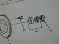 M1009 FRONT ROTOR INNER SEAL 6273948, 5330-01-086-3506 NOS