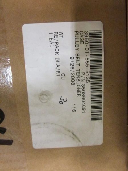 MRAP MAXXPRO PULLEY BELT TENSIONER 3508604C91, 3950-01-555-5135 NOS