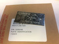 M998 ARCTIC HEATER DATA PLATE 12339108, 9905-01-248-7659 NOS