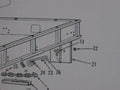 M35 2 1/2 TON CARGO BODY MUD GUARD 7370389-1, 2540-00-401-8439 NOS