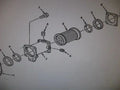 M939 M939A1 ENGINE OIL COOLER ELEMENT 110848 NOS