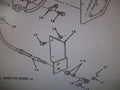 M939 FRONT WINCH CONTROL ANGLE BRACKET 12302753 NOS